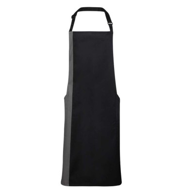 'COLOURS COLLECTION’ CONTRAST BIB APRON