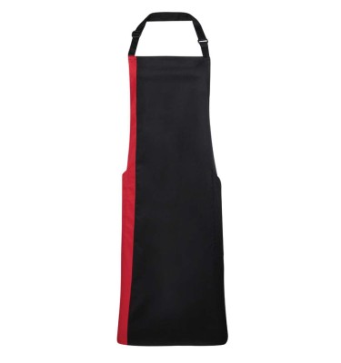 'COLOURS COLLECTION’ CONTRAST BIB APRON