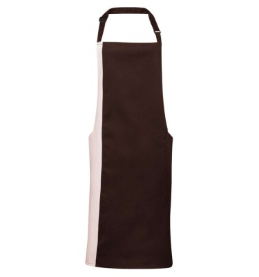 'COLOURS COLLECTION’ CONTRAST BIB APRON