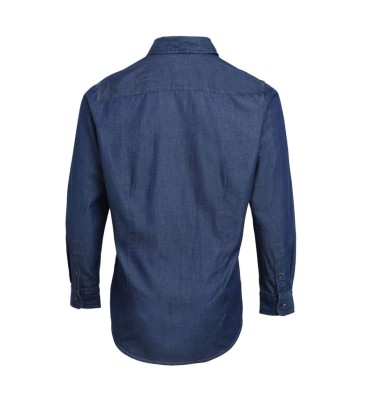 MEN’S JEANS STITCH DENIM SHIRT