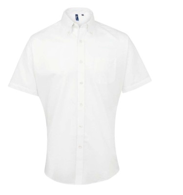 MEN’S SHORT SLEEVE SIGNATURE OXFORD SHIRT