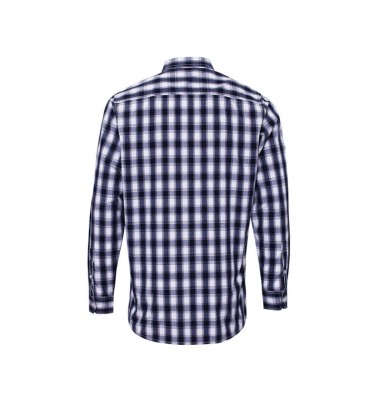 'MULLIGAN' CHECK - MEN'S LONG SLEEVE COTTON SHIRT