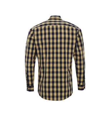 'MULLIGAN' CHECK - MEN'S LONG SLEEVE COTTON SHIRT