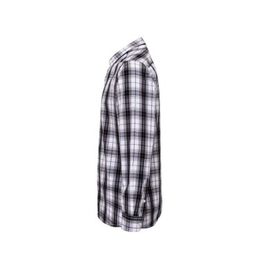 'GINMILL' CHECK - MEN'S LONG SLEEVE COTTON SHIRT