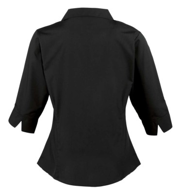 WOMEN'S POPLIN 3/4 SLEEVE BLOUSE