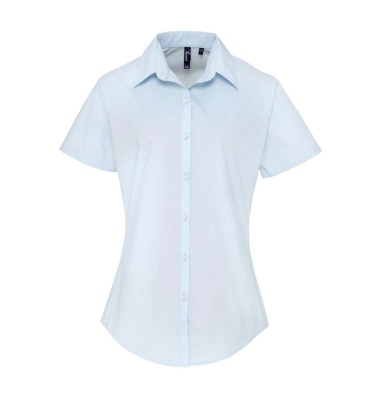 WOMEN'S POPLIN SUPREME SHORT SLEEVE SHIRT