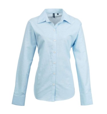 WOMEN'S LONG SLEEVE SIGNATURE OXFORD BLOUSE