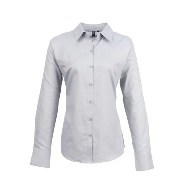 WOMEN'S LONG SLEEVE SIGNATURE OXFORD BLOUSE