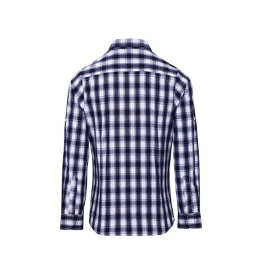 'MULLIGAN' CHECK - WOMEN'S LONG SLEEVE COTTON SHIRT