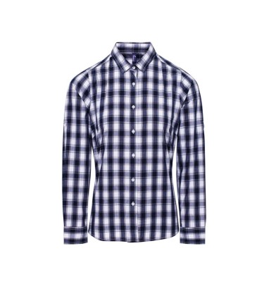 'MULLIGAN' CHECK - WOMEN'S LONG SLEEVE COTTON SHIRT