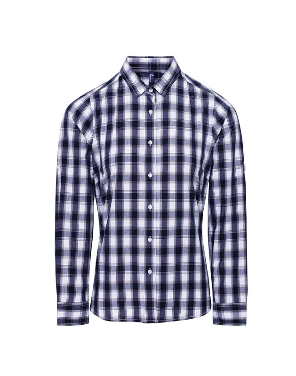 'MULLIGAN' CHECK - WOMEN'S LONG SLEEVE COTTON SHIRT