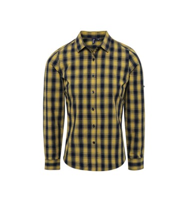 'MULLIGAN' CHECK - WOMEN'S LONG SLEEVE COTTON SHIRT