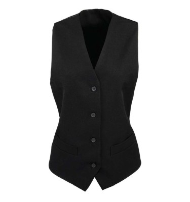WOMEN'S LINED POLYESTER WAISTCOAT