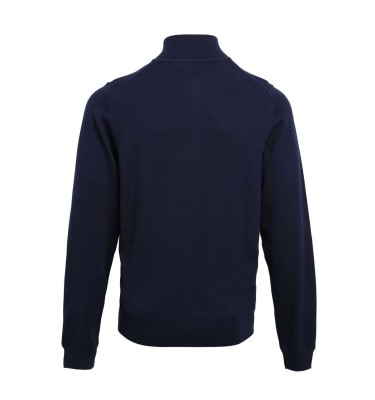 MEN'S QUARTER-ZIP KNITTED SWEATER