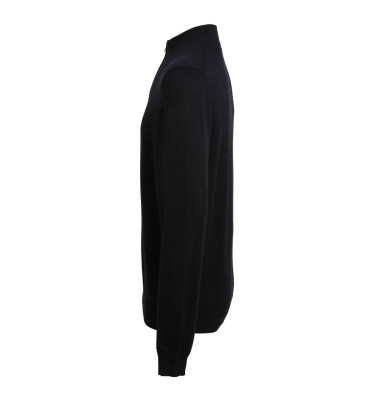 MEN'S QUARTER-ZIP KNITTED SWEATER