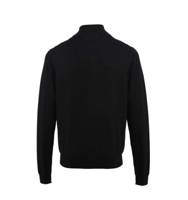 MEN'S QUARTER-ZIP KNITTED SWEATER