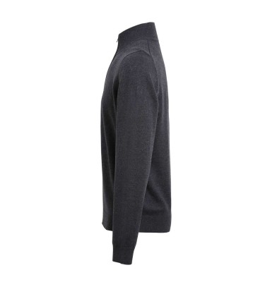 MEN'S QUARTER-ZIP KNITTED SWEATER
