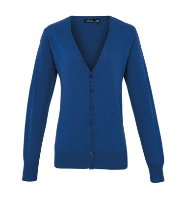 WOMEN'S BUTTON-THROUGH KNITTED CARDIGAN