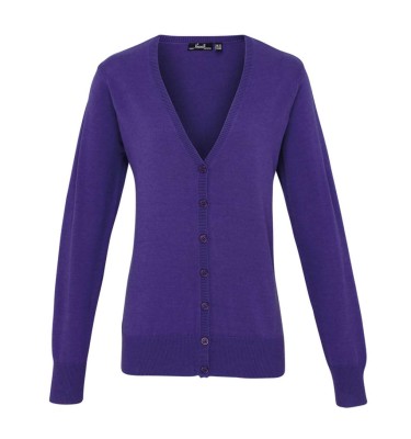 WOMEN'S BUTTON-THROUGH KNITTED CARDIGAN