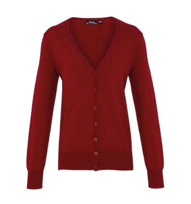 WOMEN'S BUTTON-THROUGH KNITTED CARDIGAN