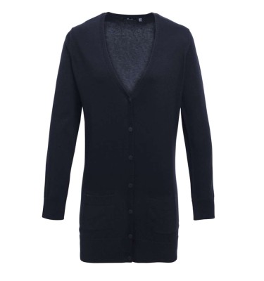 WOMEN'S LONG LENGTH KNITTED CARDIGAN