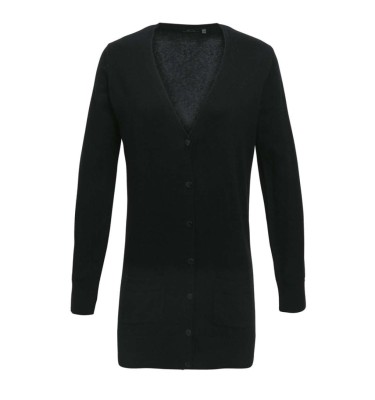WOMEN'S LONG LENGTH KNITTED CARDIGAN