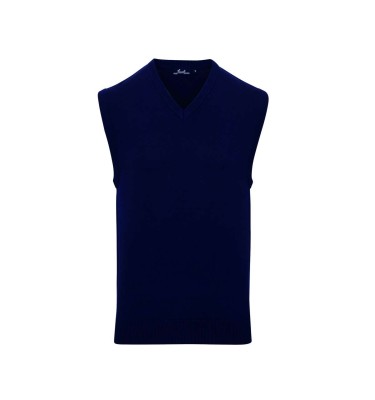 MEN'S V-NECK SLEEVELESS SWEATER