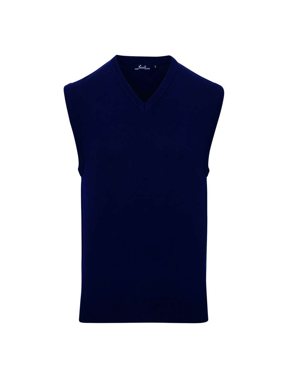 MEN'S V-NECK SLEEVELESS SWEATER