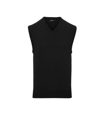 MEN'S V-NECK SLEEVELESS SWEATER