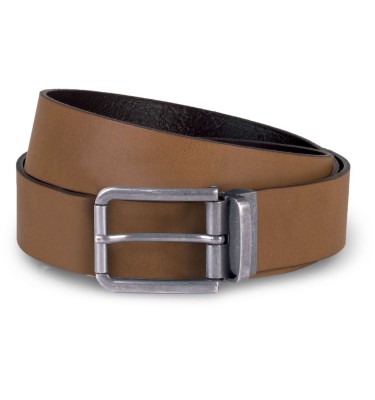 RAW EDGE LEATHER BELT - 35MM