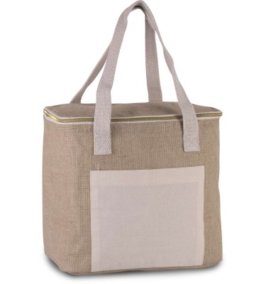 JUTE COOL BAG - MEDIUM SIZE