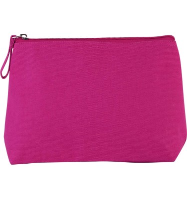 TOILETRY BAG IN COTTON CANVAS
