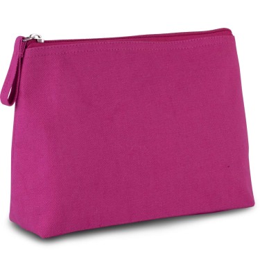 TOILETRY BAG IN COTTON CANVAS