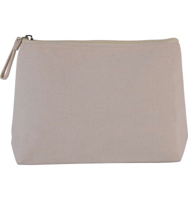 TOILETRY BAG IN COTTON CANVAS