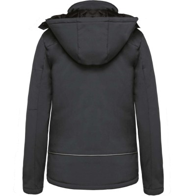 LADIES’ HOODED SOFTSHELL LINED PARKA