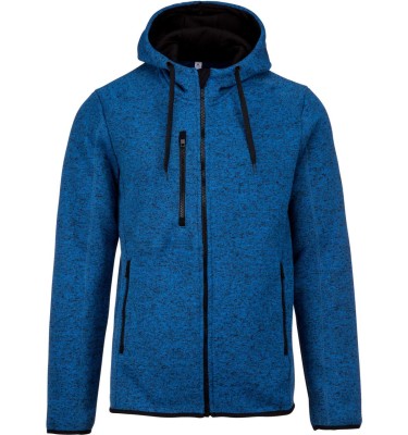 MEN'S HEATHER HOODED JACKET