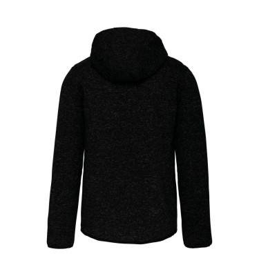 MEN'S HEATHER HOODED JACKET