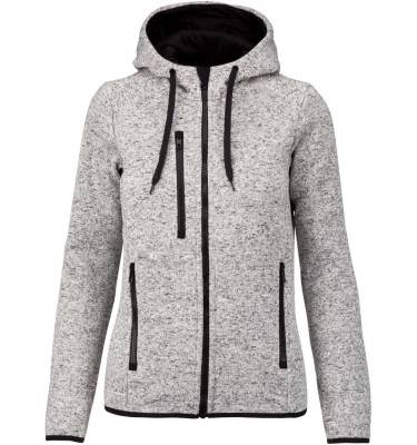 LADIES’ HEATHER HOODED JACKET