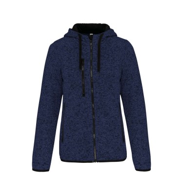 LADIES’ HEATHER HOODED JACKET