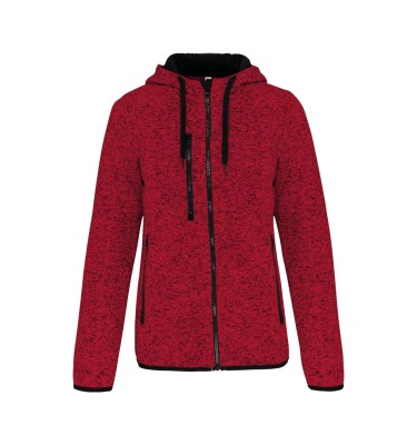 LADIES’ HEATHER HOODED JACKET