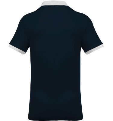 MEN'S TWO-TONE PIQUÉ POLO SHIRT