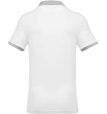 MEN'S TWO-TONE PIQUÉ POLO SHIRT