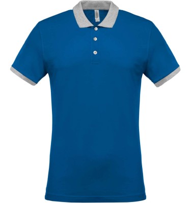 MEN'S TWO-TONE PIQUÉ POLO SHIRT