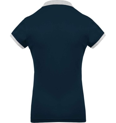 LADIES’ TWO-TONE PIQUÉ POLO SHIRT