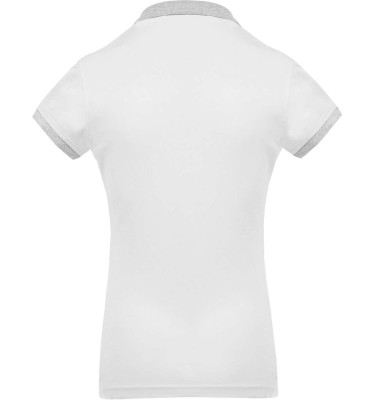 LADIES’ TWO-TONE PIQUÉ POLO SHIRT
