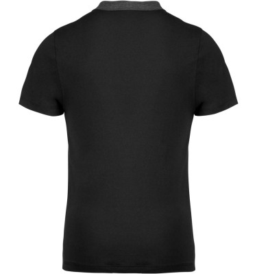 MEN'S TWO-TONE JERSEY POLO SHIRT