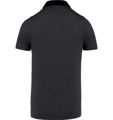 MEN'S TWO-TONE JERSEY POLO SHIRT
