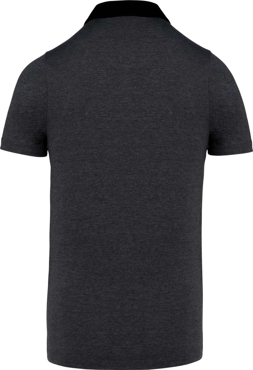 MEN'S TWO-TONE JERSEY POLO SHIRT