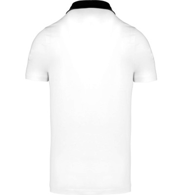 MEN'S TWO-TONE JERSEY POLO SHIRT