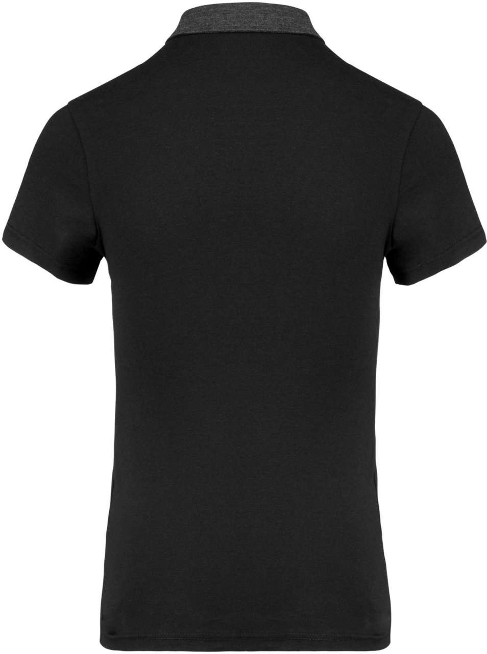 LADIES' TWO-TONE JERSEY POLO SHIRT